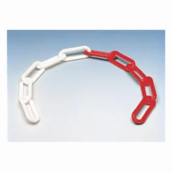 Absperrkette Kunststoff rot/weiß 6 mm - 433030060