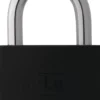 ABUS Zylindervorhangschloss T65AL/40 schwarz gl.Schlosskörper-B.43mm Alu.gl. - 49946 3