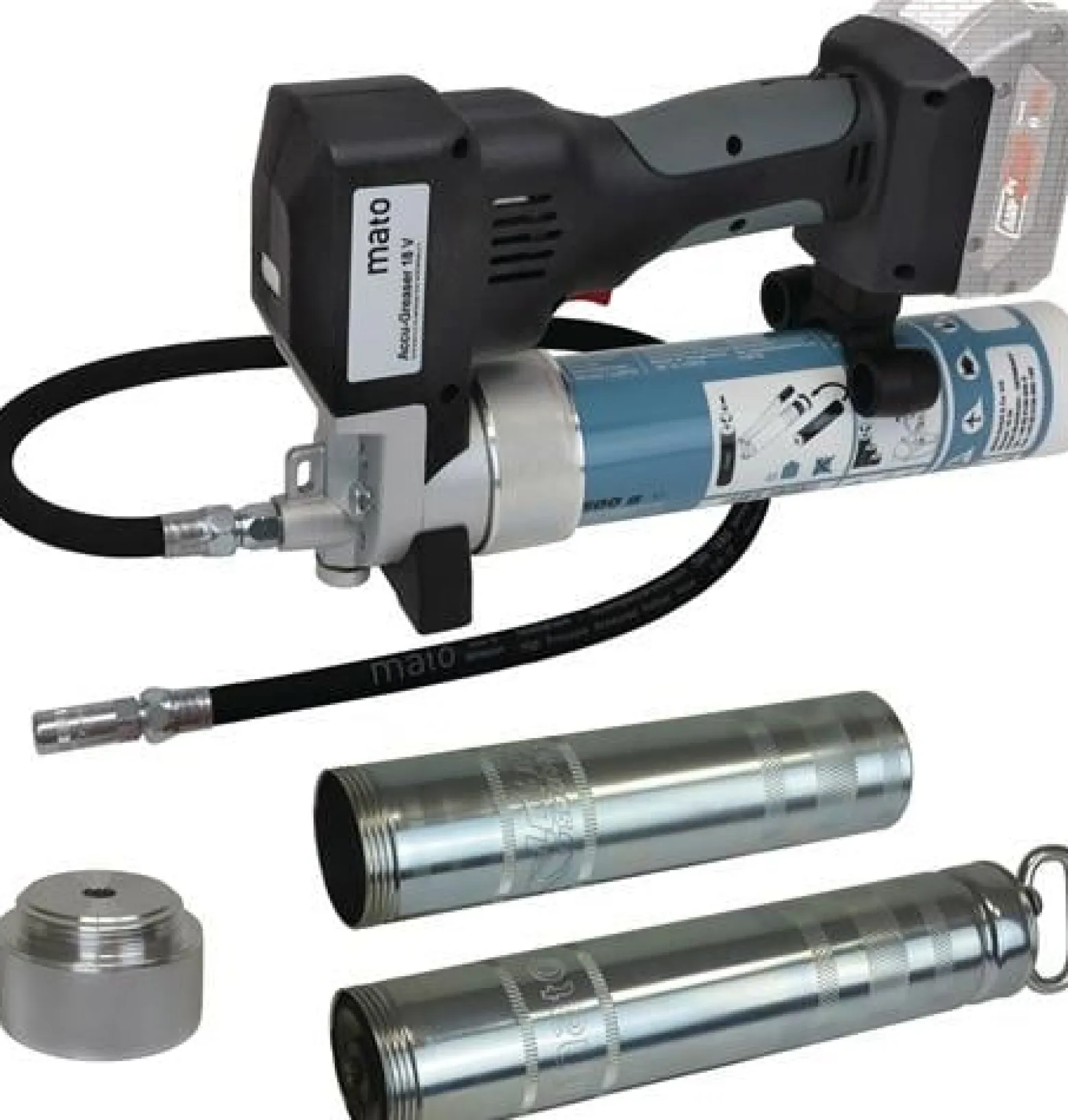 Akkufettpresse Accu-Greaser 18 V Basic-S-LSP geschl.MATO