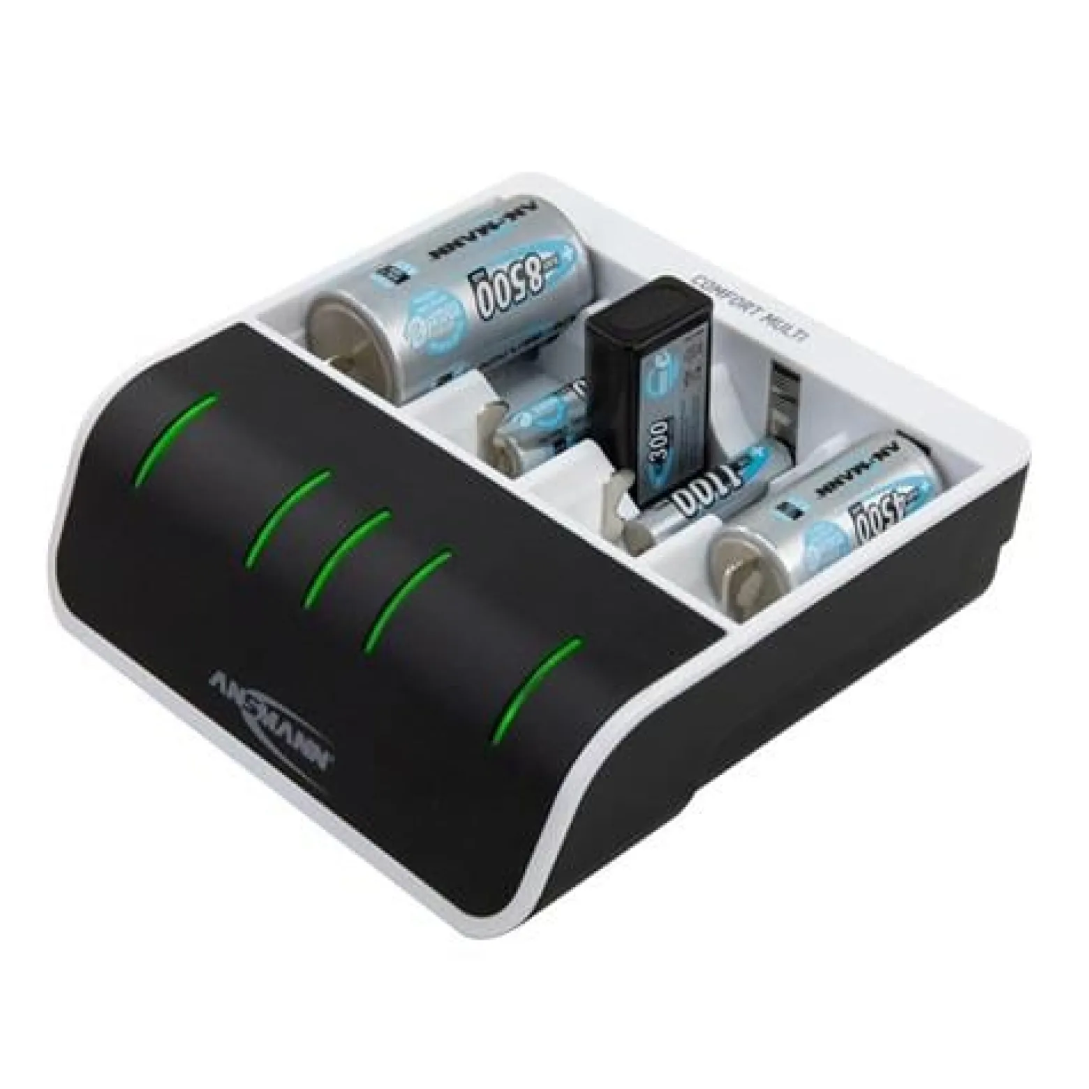 Akku-Ladegerät Comfort-Multi m.USB-Eingang 1,2V NiMH ANSMANN