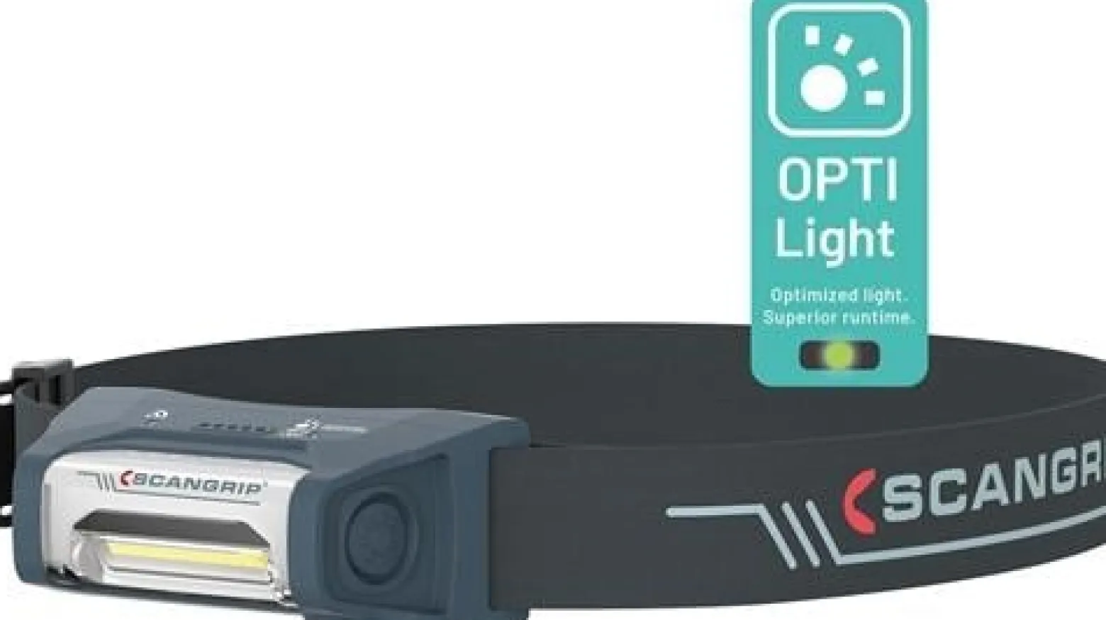 Akku-Stirnlampe I-VIEW 3,7V 1400 mAh 2,6 W SCANGRIP