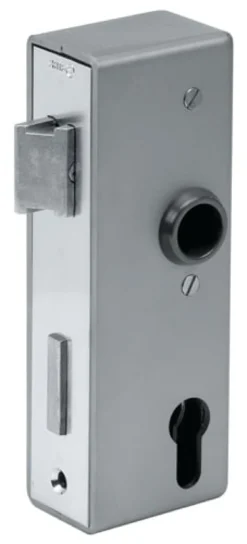 AMF Schlosskasten 141U,blk DIN L/R Maß A30xB60xC172mm Dornm.40mm - 14464