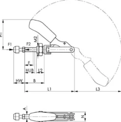 AMF Schubstangenspanner Nr. 6840 Größe 2 - 93922