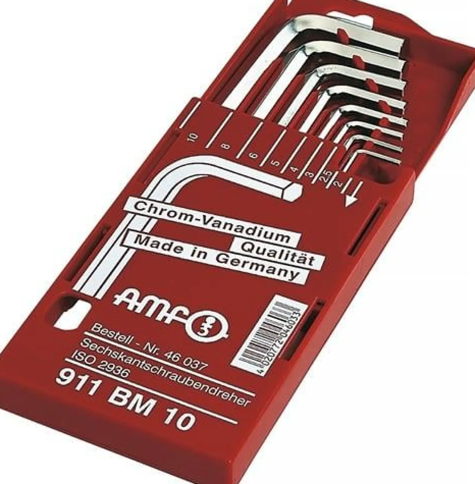 AMF Winkelschraubendrehersatz 911BM 8tlg. in Schiebekassette - 46037