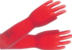 ANSELL Chemiehandschuh AlphaTec Sol-Vex Gr.10 rot EN 388 EN 374 ISO 9001 - 37-900-10