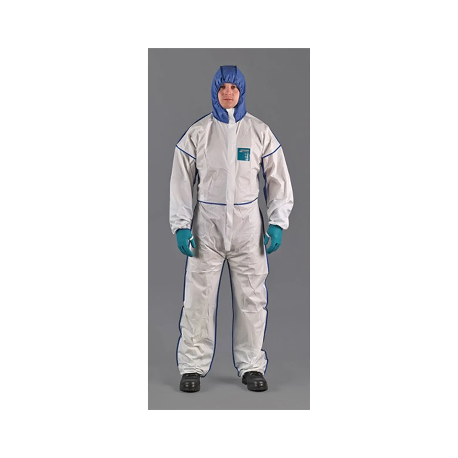 ANSELL Schutzoverall AlphaTec 1800 Comfort Gr.L weiß / blau PSA III - WN18B-00195-04