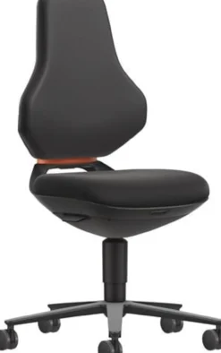 Arbeitsdrehstuhl Alu.anth.Supertec schwarz 450-620mm