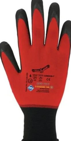 ASATEX Handschuhe Condor rot Gr. 8 - CONDOR-T/8