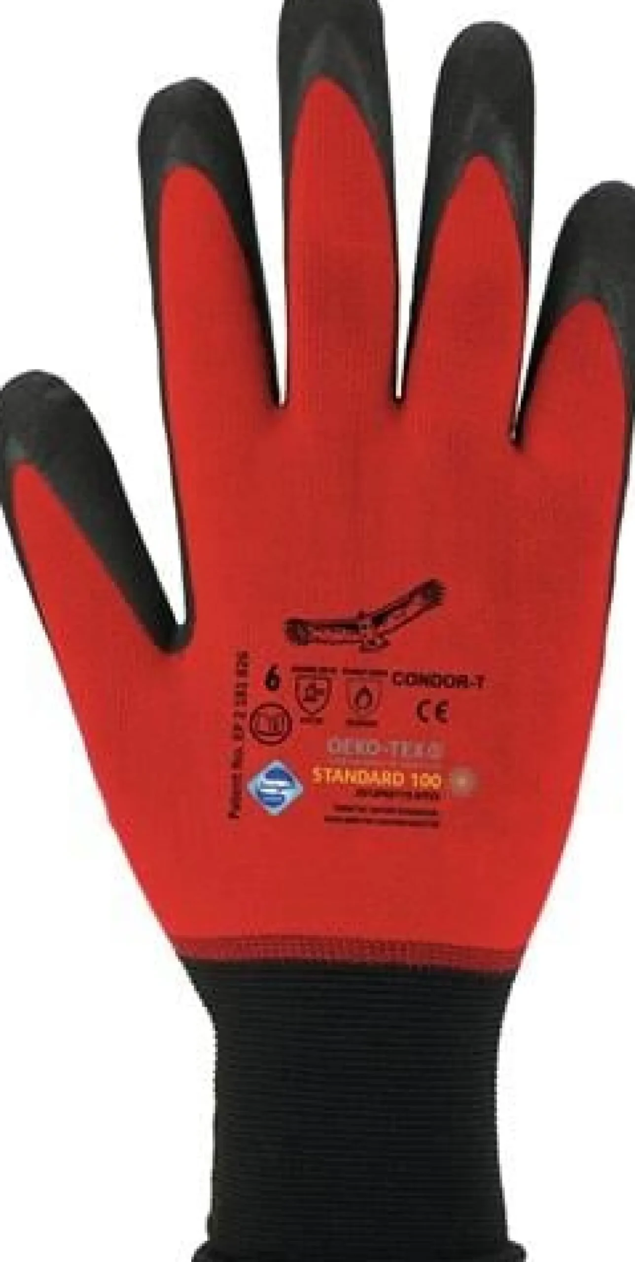 ASATEX Handschuhe Condor rot Gr. 8 - CONDOR-T/8