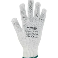 ASATEX Handschuhe weiß / blau Gr. 9/10 - 10.09.3620