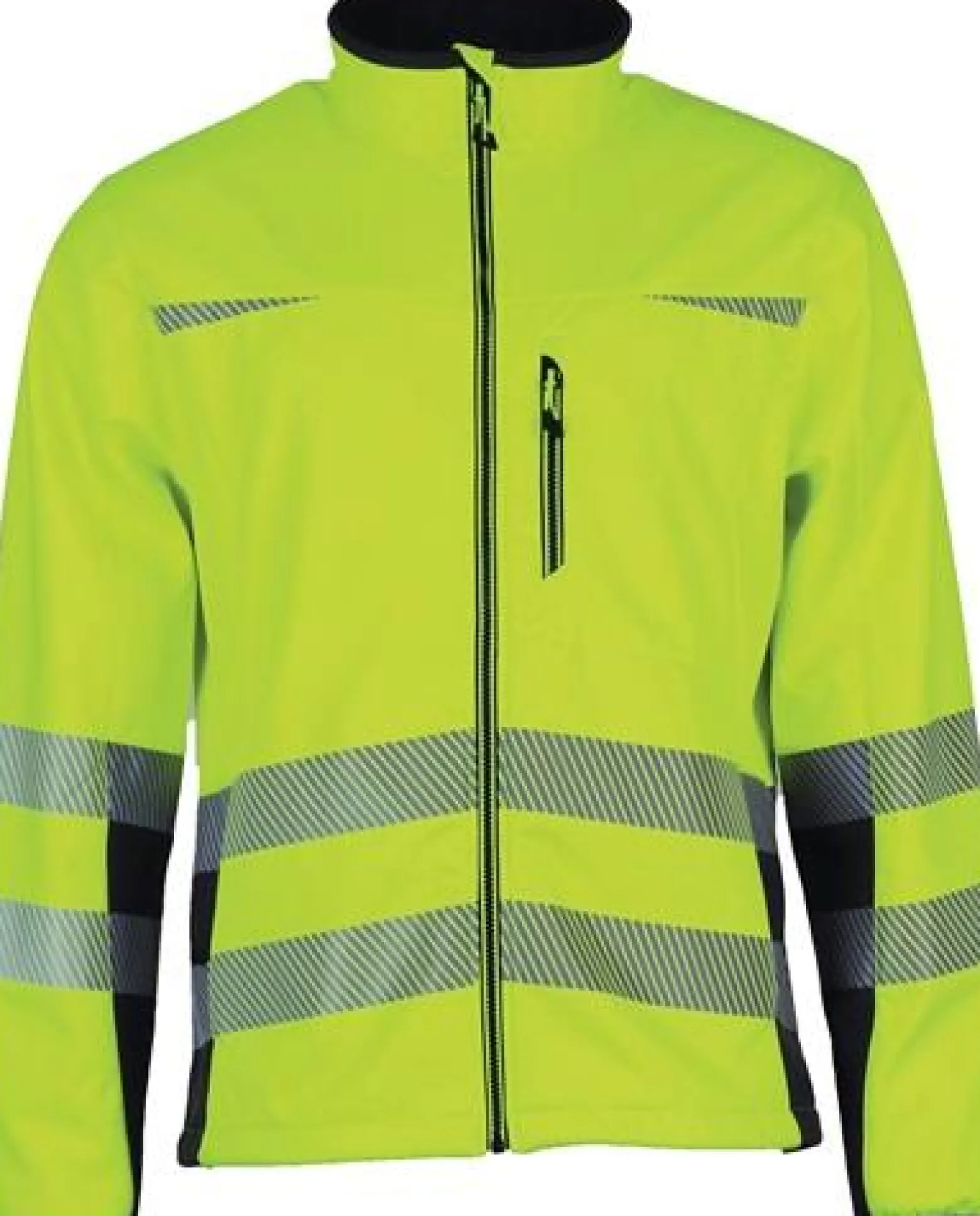 ASATEX Warnschutz-Softshelljacke Prevent® Trendline gelb / schwarz Größe XXL - PTW-SN/XXL/78