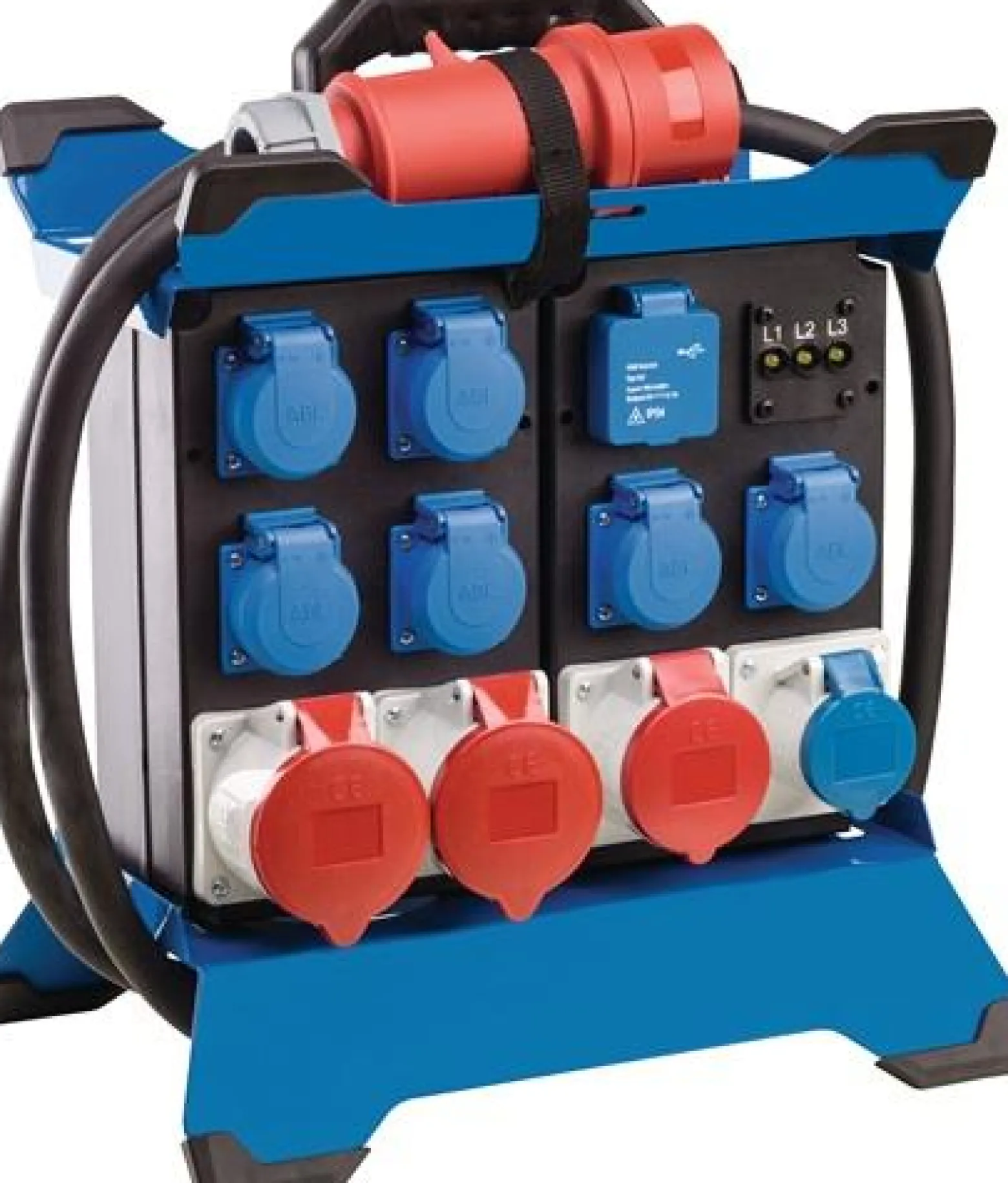 as Schwabe CEE-Standstromverteiler STECKY DUO 2 CEE-Stecker 400V, 16 A, 5-polig - 60932