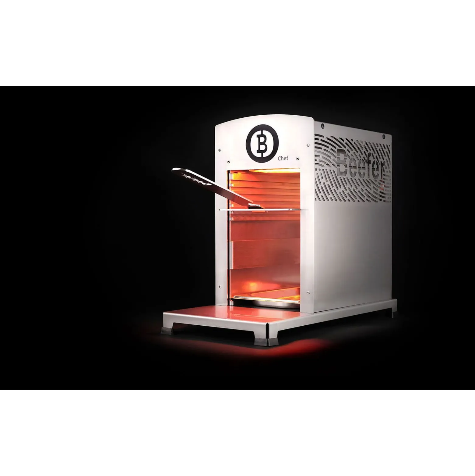BEEFER One CHEF DE/AT 50 mbar Propan 800°C Oberhitzegrill mit Kochbuch "Der BEEFER 2" im Set - 1110025-Set2