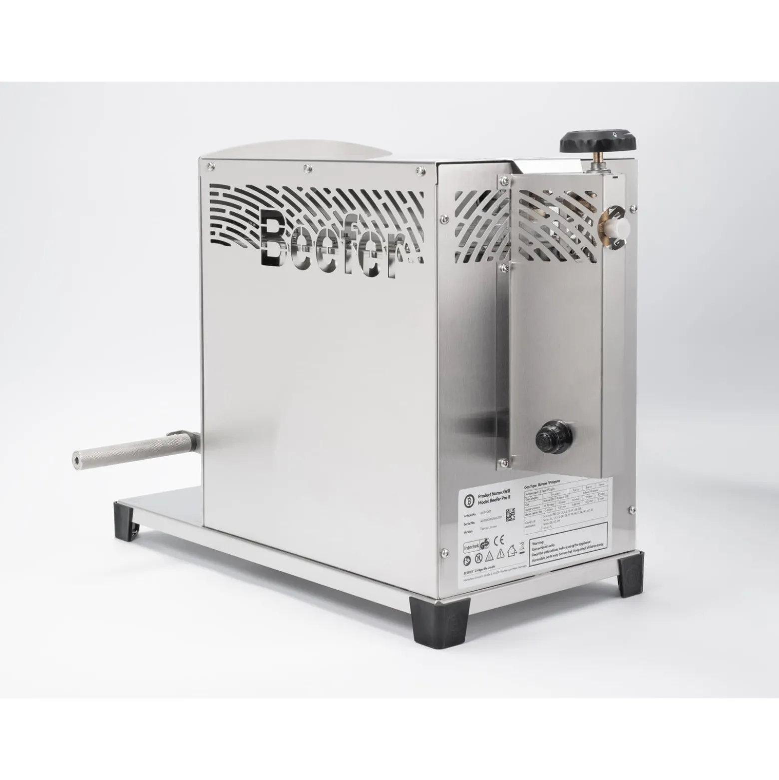 Beefer Pro II 800 °C Oberhitzegrill Gasgrill 50 mbar Propan - 1110002
