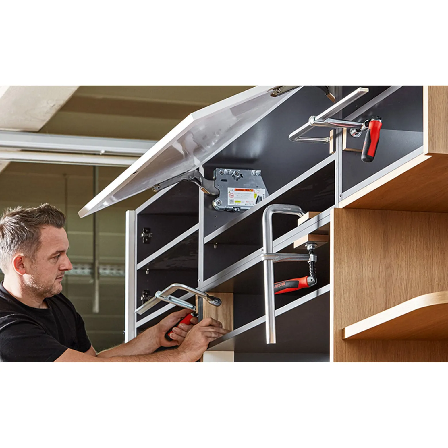 Bessey Ganzstahl-Schraubzwinge GZ-KG Spannweite 250 mm Ausladung 120 mm - GZ25KG