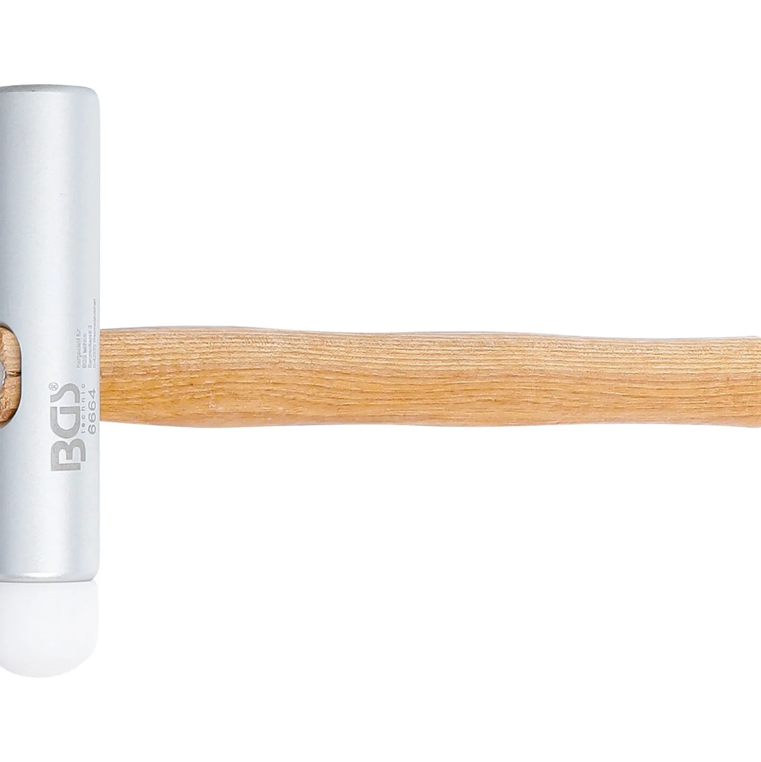 BGS Aluminium-Kunststoffhammer extra langer Kopf Ø 30 mm 300 g - 6664
