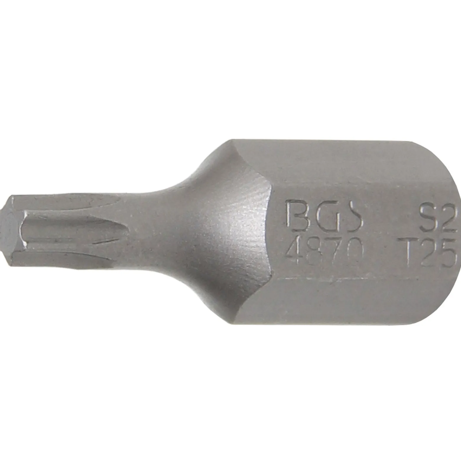 BGS Bit Antrieb Außensechskant 10 mm (3/8") T-Profil (für Torx) T25 - 4870