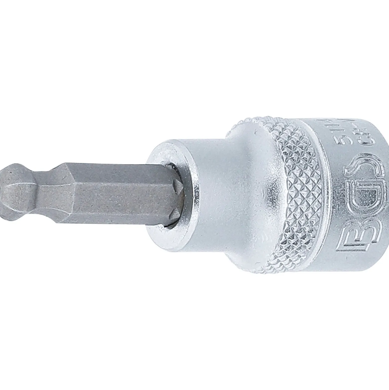 BGS Bit-Einsatz Antrieb Innenvierkant 10 mm (3/8") Innensechskant mit Kugelkopf 6 mm - 5114