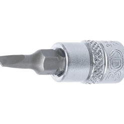 BGS Bit-Einsatz Antrieb Innenvierkant 6,3 mm (1/4") Schlitz 4 mm - 2493