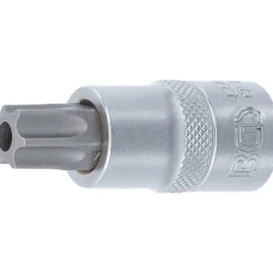 BGS Bit-Einsatz Antrieb Innenvierkant 12,5 mm (1/2") T-Profil (für Torx) mit Bohrung T60 - 4376