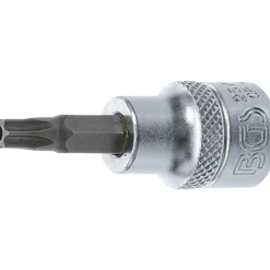 BGS Bit-Einsatz Antrieb Innenvierkant 10 mm (3/8") T-Profil (für Torx) mit Bohrung T30 - 2574