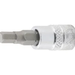 BGS Bit-Einsatz Antrieb Innenvierkant 6,3 mm (1/4") Innensechskant 3/16" - 2743