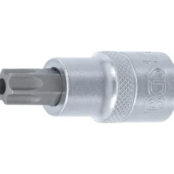 BGS Bit-Einsatz Antrieb Innenvierkant 12,5 mm (1/2") T-Profil (für Torx) mit Bohrung T55 - 4329