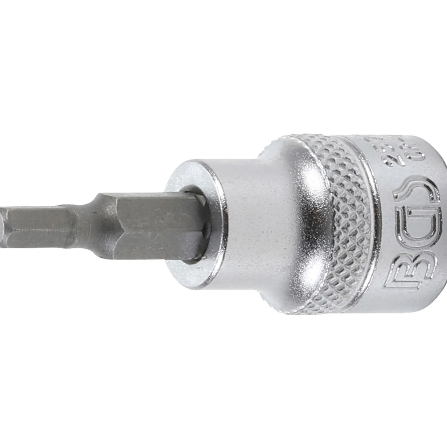 BGS Bit-Einsatz Antrieb Innenvierkant 10 mm (3/8") Innensechskant 4 mm - 2577
