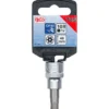 BGS Bit-Einsatz Antrieb Innenvierkant 10 mm (3/8") T-Profil (für Torx) mit Bohrung T45 - 2597