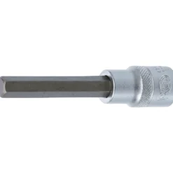BGS Bit-Einsatz Länge 100 mm Antrieb Innenvierkant 12,5 mm (1/2") Innensechskant 10 mm - 4264