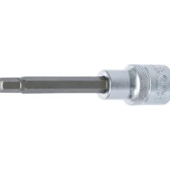 BGS Bit-Einsatz Länge 100 mm Antrieb Innenvierkant 12,5 mm (1/2") Innensechskant 7 mm - 4262