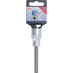 BGS Bit-Einsatz Länge 100 mm Antrieb Innenvierkant 12,5 mm (1/2") T-Profil (für Torx) T50 - 4474