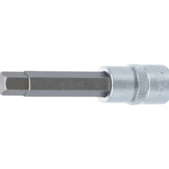BGS Bit-Einsatz Länge 100 mm Antrieb Innenvierkant 12,5 mm (1/2") Innensechskant 11 mm - 4266