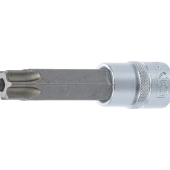 BGS Bit-Einsatz Länge 100 mm Antrieb Innenvierkant 12,5 mm (1/2") T-Profil (für Torx) mit Bohrung T80 - 5184-TB80