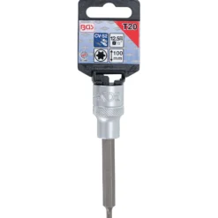 BGS Bit-Einsatz Länge 100 mm Antrieb Innenvierkant 12,5 mm (1/2") T-Profil (für Torx) T20 - 4469