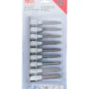 BGS Bit-Einsatz-Satz Antrieb Innenvierkant 12,5 mm (1/2") T-Profil (für Torx) mit Bohrung 9tlg. - 5178