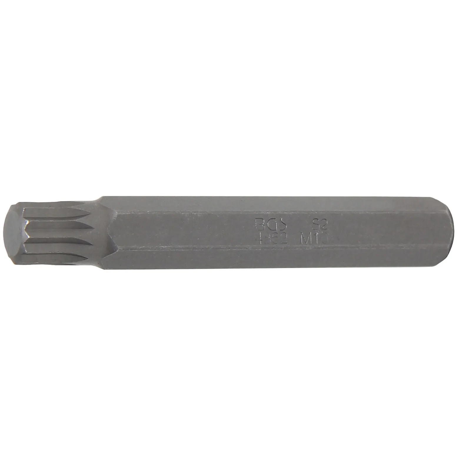 BGS Bit Länge 75 mm Antrieb Außensechskant 10 mm (3/8") Innenvielzahn (für XZN) M10 - 4862