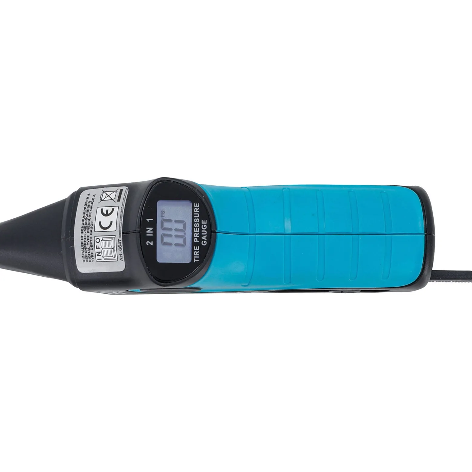BGS Digitaler Reifendruckprüfer & Reifenprofil-Messschieber "2-IN-1" - 6647