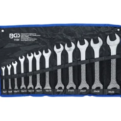 BGS Doppel-Maulschlüssel-Satz SW 6x7 - 30x32 mm 12tlg. - 1184