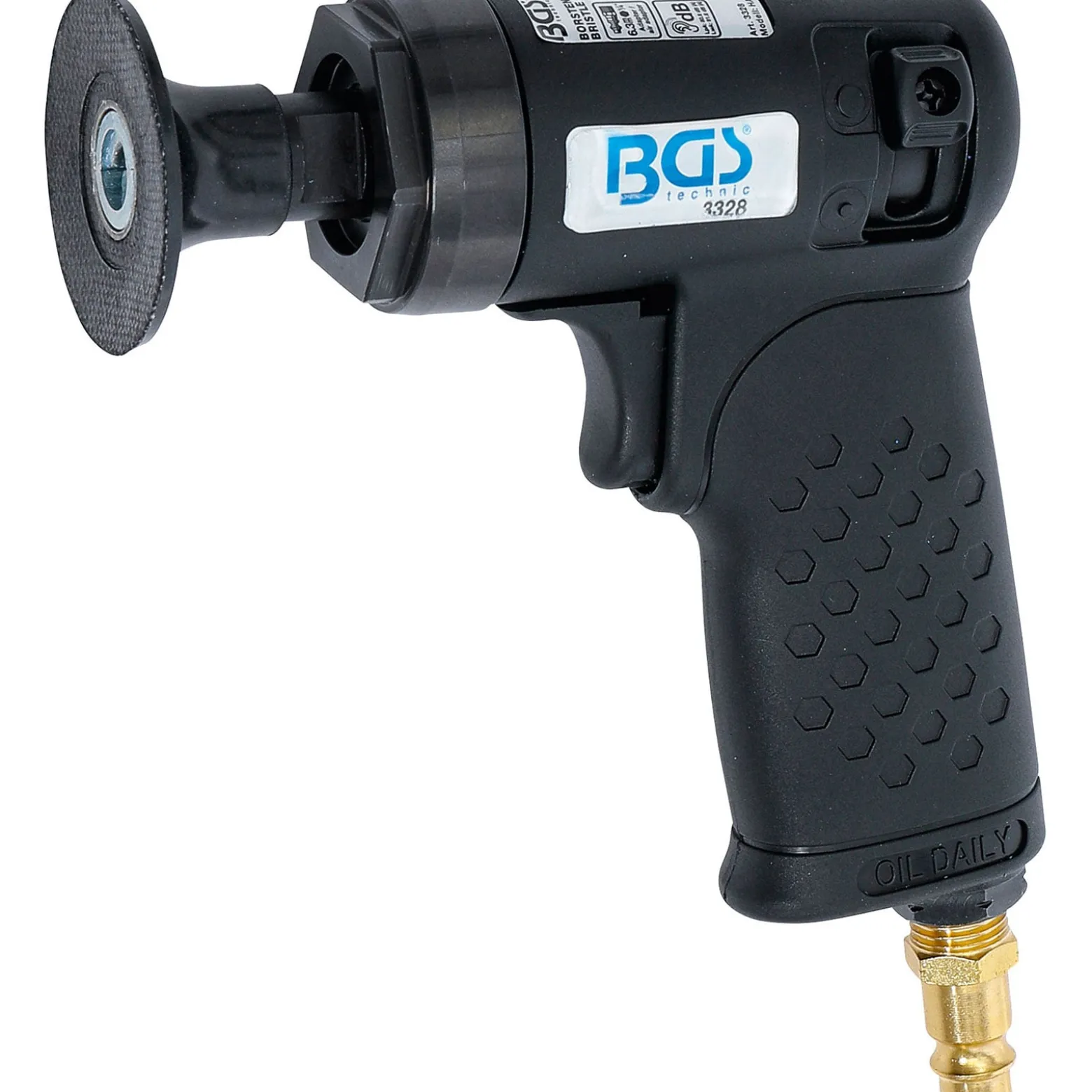 BGS Druckluft-Borstenschleifer-Satz 17tlg. - 3328