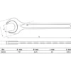 BGS Einmaulschlüssel DIN 894 SW 22 mm - 34222