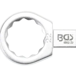 BGS Einsteck-Ringschlüssel 22 mm Aufnahme 9 x 12 mm - 6902-22