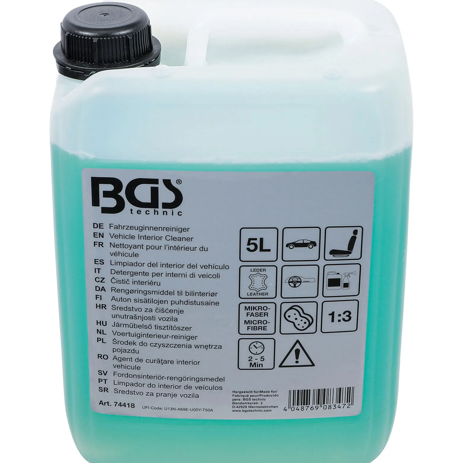 BGS Fahrzeuginnenreiniger 5 l - 74418