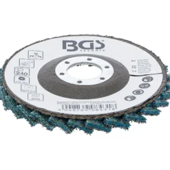 BGS Fächer-Schleif-Scheibe Vlies Ø 115 mm Körnung 240 - 74475