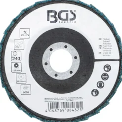BGS Fächer-Schleif-Scheibe Vlies Ø 125 mm Körnung 240 - 74476