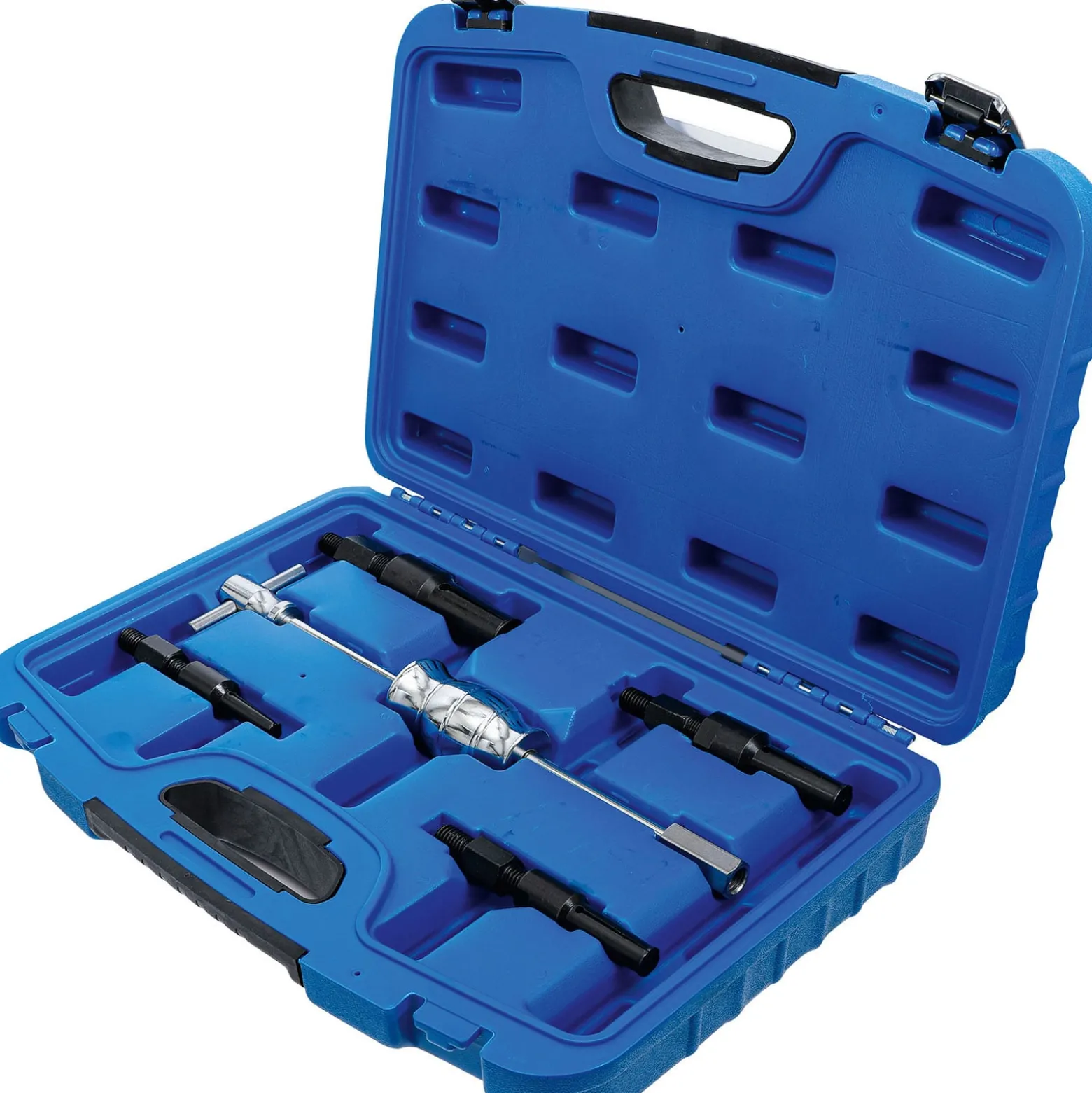 BGS Grundloch-Innenlager-Abzieher-Satz mit Gleithammer 5tlg. - 70107