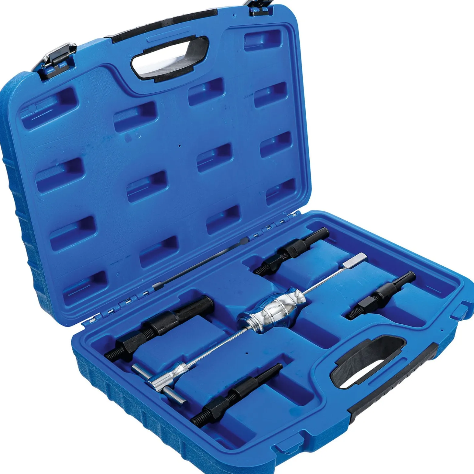 BGS Grundloch-Innenlager-Abzieher-Satz mit Gleithammer 5tlg. - 70107