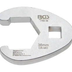 BGS Hahnenfußschlüssel Antrieb Innenvierkant 12,5 mm (1/2") SW 36 mm - 1759-36