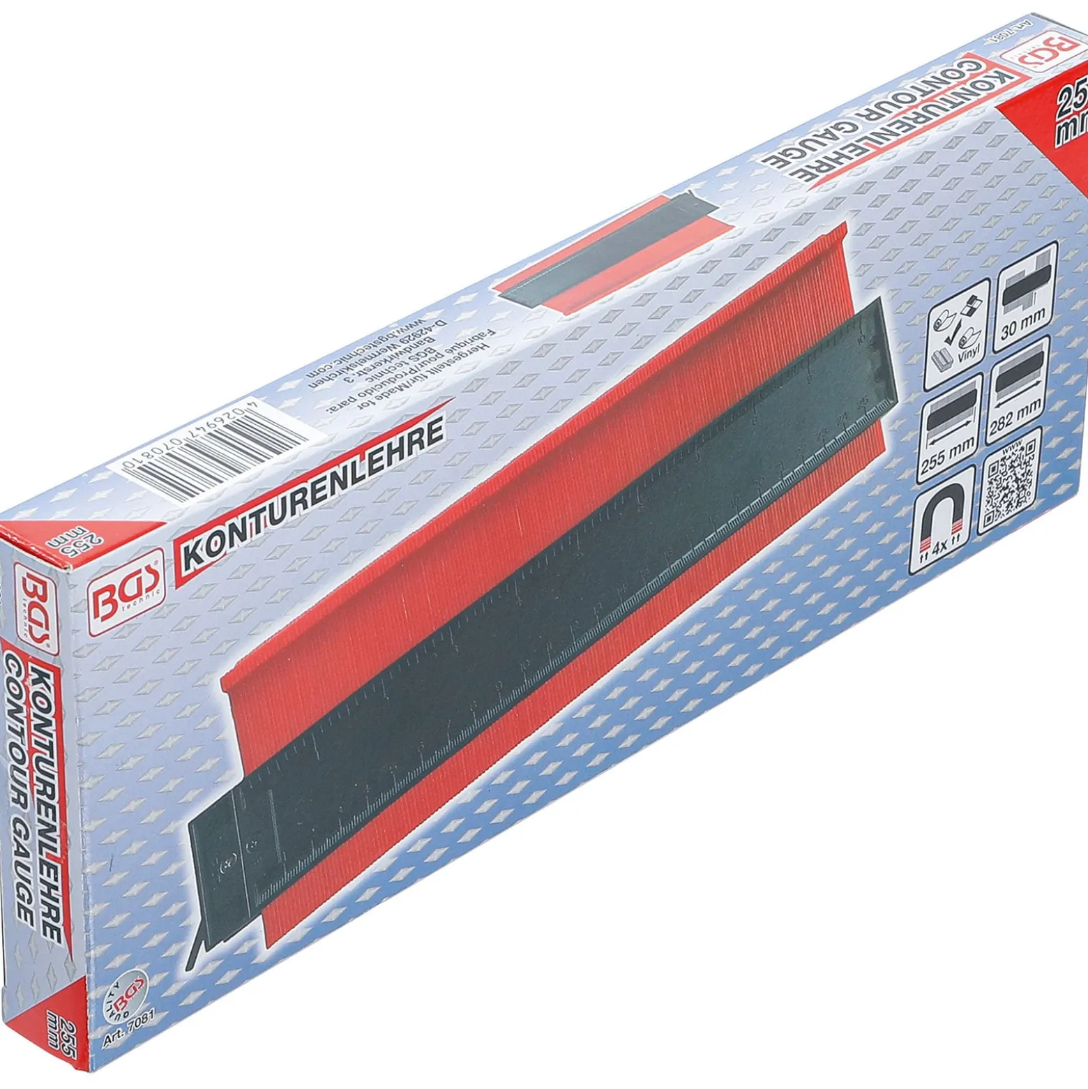 BGS Konturenlehre 250 mm verriegelbar - 7081