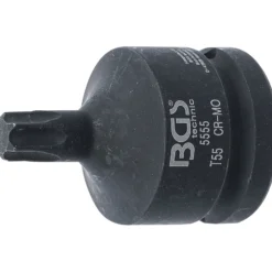BGS Kraft-Bit-Einsatz Antrieb Innenvierkant 20 mm (3/4") T-Profil (für Torx) T55 - 5555